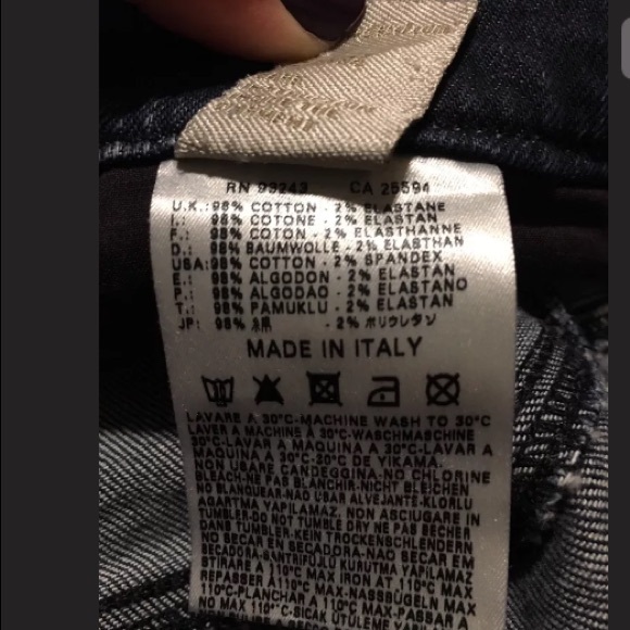 Diesel industry women's Denim black 29 Italy - Picture 8 of 8